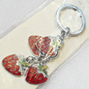 Zinc Alloy keyring Jewelry Chains, width:19mm, Length Approx:10cm, Sold by PC