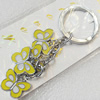 Zinc Alloy keyring Jewelry Chains, width:21mm, Length Approx:10cm, Sold by PC