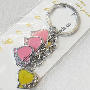 Zinc Alloy keyring Jewelry Chains, width:20mm, Length Approx:10cm, Sold by PC