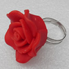 Fimo Rings, Flower 28mm, Sold by Group