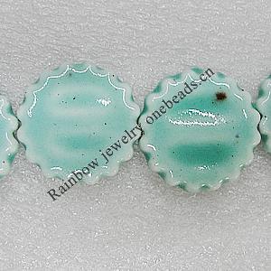 Ceramics Beads, 25mm Hole:3mm, Sold by Bag