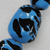 Ceramics Beads, Nugget 36x29mm Hole:4mm, Sold by Bag