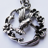 Zinc Alloy Charm/Pendants, Nickel-free & Lead-free, A Grade 19x17mm Hole:2mm, Sold by PC