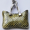 Zinc Alloy Enamel Pendant, Nickel-free & Lead-free, A Grade Handbag 22x19mm Hole:2mm, Sold by PC