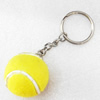 Key Chain, Tennis Ball, width:32mm, Length Approx:9.5cm, Sold by PC