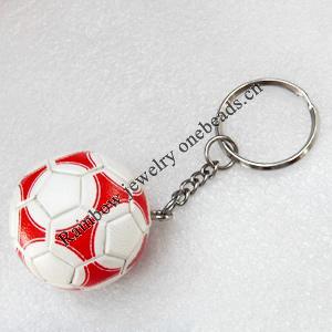PU Leather Key Chain, width:35mm, Length Approx:9cm, Sold by PC
