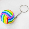 PU Leather Key Chain, width:40mm, Length Approx:10cm, Sold by PC