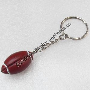 PU Leather Key Chain, width:15mm, Length Approx:8.5cm, Sold by PC