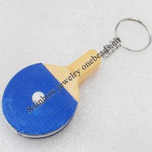 Key Chain, Pingpong, width:32mm, Length Approx:9.5cm, Sold by PC