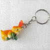 Key Chain, Resin Pendant, Rabbit, Pendant: about 20mm wide, Length Approx:8.3cm, Sold by PC