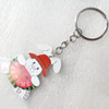 Key Chain, Wood Pendant, Rabbit, Pendant: about 42mm wide, Length Approx:10cm, Sold by PC