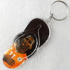 Key Chain, Acrylic Pendant, Pendant: about 32mm wide, Length Approx:10cm, Sold by PC