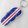 Key Chain, Acrylic Pendant, Pendant: about 32mm wide, Length Approx:10cm, Sold by PC