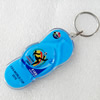 Key Chain, Acrylic Pendant, Pendant: about 32mm wide, Length Approx:10cm, Sold by PC