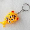 Key Chain, Plastic Pendant, Pendant: about 25mm wide, Length Approx:9.9cm, Sold by PC