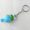 Key Chain, Plastic Pendant, Pendant: about 22mm wide, Length Approx:8.8cm, Sold by PC