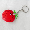 Key Chain with Light, Pendant: about 42mm wide, Length Approx:10cm, Sold by PC