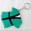 Key Chain with Music and light, T-Shirt, Pendant: about 70mm wide, Length Approx:12cm, Sold by PC