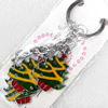 Zinc Alloy keyring Jewelry Chains, width:28mm, Length Approx:10cm, Sold by Dozen