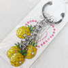 Zinc Alloy keyring Jewelry Chains, width:16mm, Length Approx:10cm, Sold by Dozen