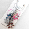 Zinc Alloy keyring Jewelry Chains, width:25mm, Length Approx:10cm, Sold by Dozen