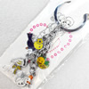 Zinc Alloy keyring Jewelry Chains, width:16mm, Length Approx:10cm, Sold by Dozen