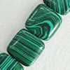 Natural Stone Beads, Rectangle 20mm Hole:1mm, Sold per 16-Inch Strand