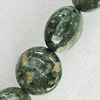 Natural Stone Beads, Flat Round 20x8mm Hole:1.5mm, Sold per 16-Inch Strand