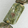 Natural Stone Beads, Twist Parallelogram 30x15mm Hole:2mm, Sold per 16-Inch Strand