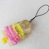 Mobile Decoration, Acrylic Pendant, Dog, Pendant: 28x50mm, Chain Length Approx:6cm, Sold by PC