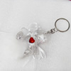 Zinc Alloy key ring Jewelry Chains, width:50mm, Length Approx:12cm, Sold by Dozen