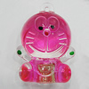 Spray-Painted Acrylic Pendants, Animal 31x23mm Hole:3mm, Sold by Bag