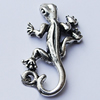 Zinc Alloy Charm/Pendants, Nickel-free & Lead-free, A Grade  Animal 27x15mm Hole:2mm, Sold by PC