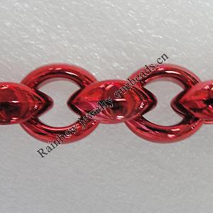 CCB Jewelry Chains, Link's Size:20x18x9mm, Sold by Meter