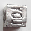 European style Beads Zinc Alloy Jewelry Findings Lead-free & Nickel-free, 8x5mm, Hole:5mm, Sold by Bag
