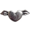 European style Beads Zinc Alloy Jewelry Findings Lead-free & Nickel-free, 19x8mm, Hole:4mm, Sold by Bag