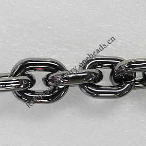 CCB Jewelry Chains, Link's Size:24x18x6mm, Sold by Meter