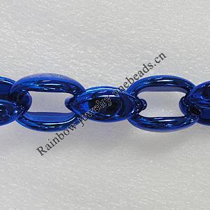 CCB Jewelry Chains, Link's Size:31x20x12mm, Sold by Meter