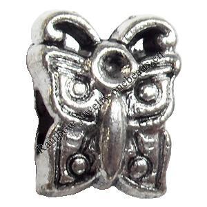 European style Beads Zinc Alloy Jewelry Findings Lead-free & Nickel-free, 11mm, Hole:4mm, Sold by Bag