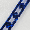 CCB Jewelry Chains, Link's Size:30x14x4mm, Sold by Meter