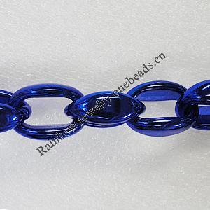 CCB Jewelry Chains, Link's Size:31x20x12mm, Sold by Meter