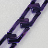 CCB Jewelry Chains, Link's Size:30x14x4mm, Sold by Meter