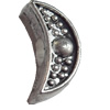 European style Beads Zinc Alloy Jewelry Findings Lead-free & Nickel-free, 6x14mm, Hole:4mm, Sold by Bag