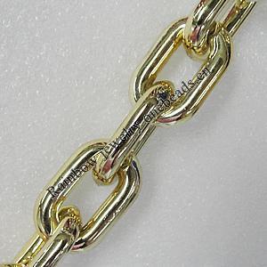 CCB Jewelry Chains, Link's Size:30x20x6mm, Sold by Meter
