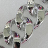 CCB Jewelry Chains, Link's Size:30x21x6.5mm, Sold by Meter