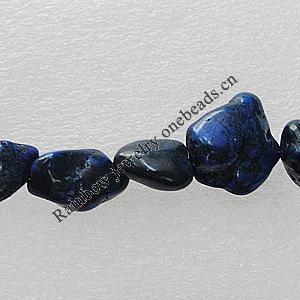Composite Turquoise Beads, Nugget About:18x16mm-22x15mm Hole:1.5mm, Sold by KG