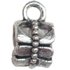 European style Connectors Zinc Alloy Jewelry Findings Lead-free & Nickel-free, 7x10mm, Hole:5mm, Sold by Bag