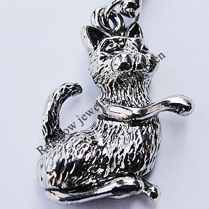 Zinc Alloy Charm/Pendants, Nickel-free & Lead-free, A Grade Animal 23x16mm Hole:2mm, Sold by PC