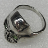 Alloy Rings, Skeleton 22x18mm, Sold by PC