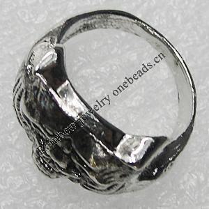 Alloy Rings, Animal 18x15mm, Sold by PC